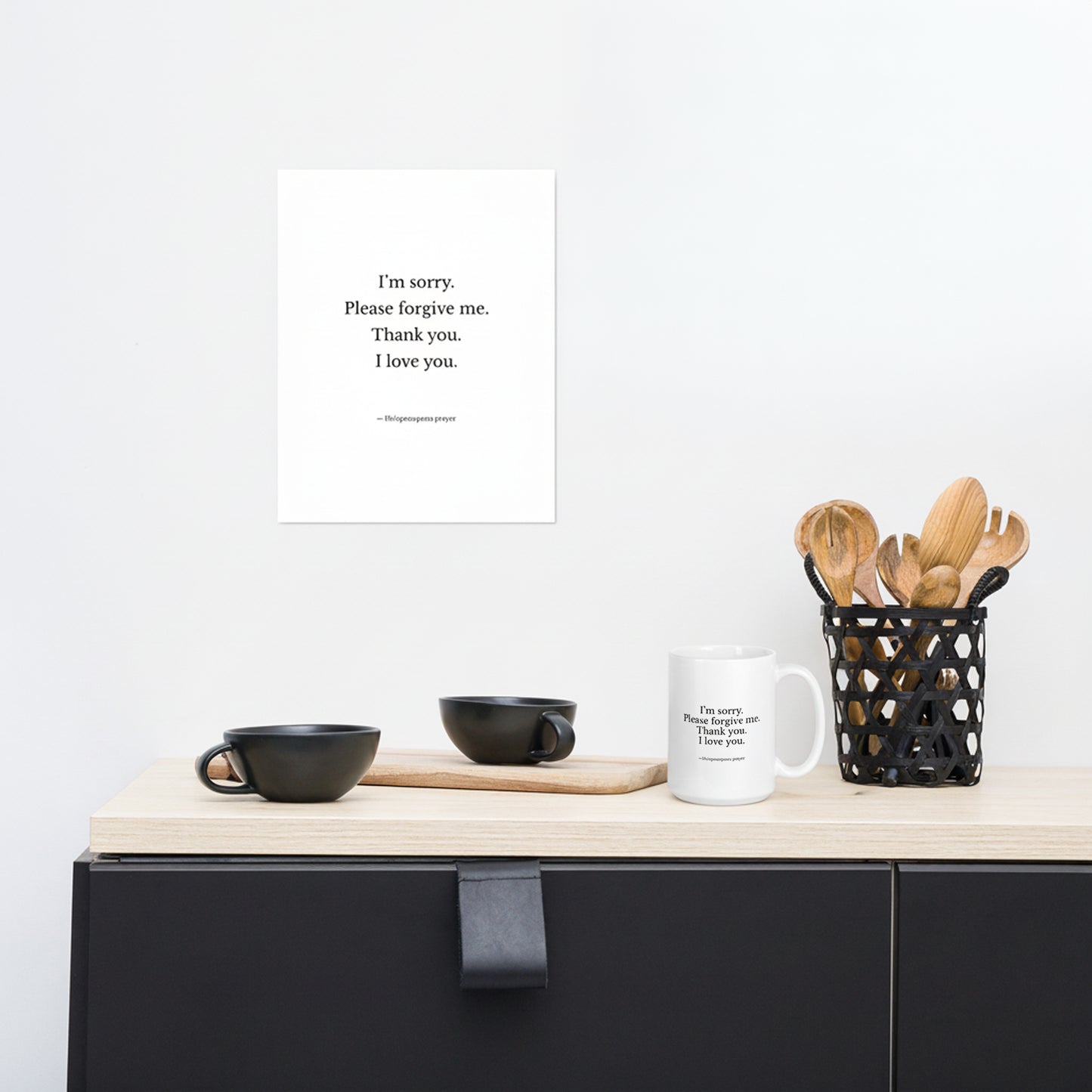 Ho'oponopono bundle - poster & mug