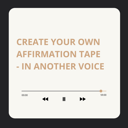 Create Your Own Affirmation Track - In Ann's Voice (or subliminal)